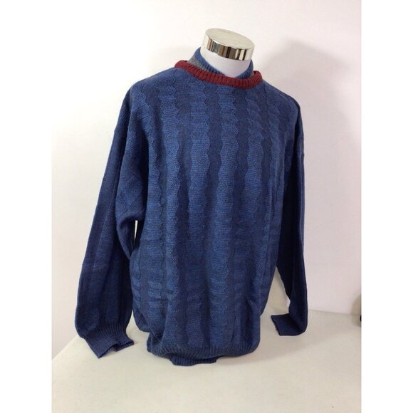 Vintage Wool Ski Sweater Made in Italy Mens Large - Picture 3 of 5